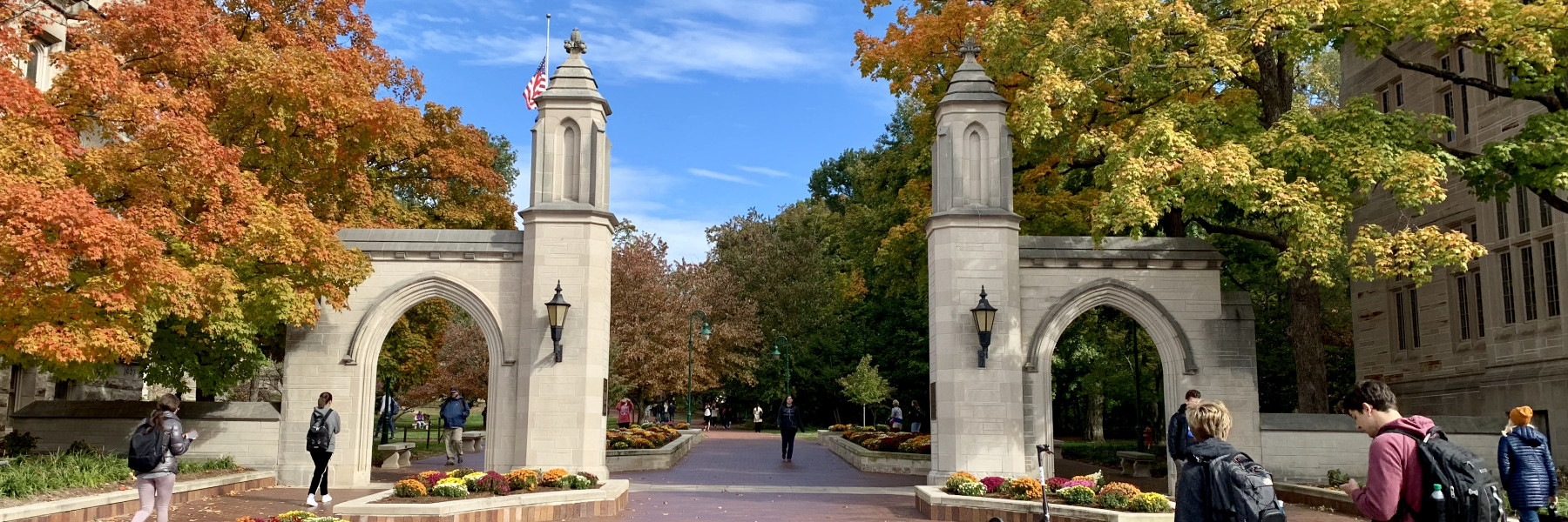 A banner image of the IU Sample Gates